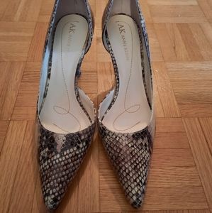 Anne Klein Snakeskin (Python) High Heel Pumps